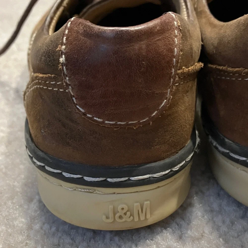 Johnston & Murphy Tan Leather Oxfords